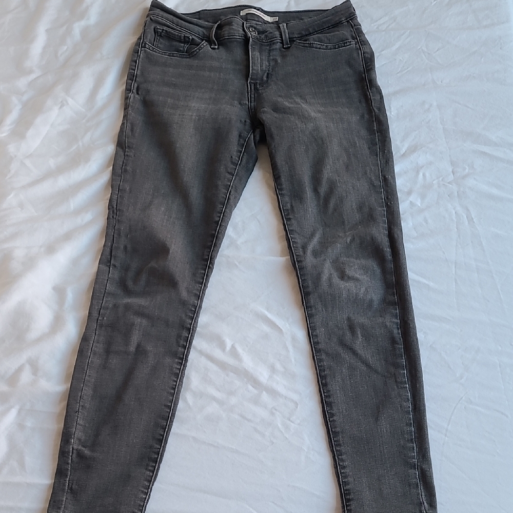 Levi's Women's Dark Gray Skinny Jeans